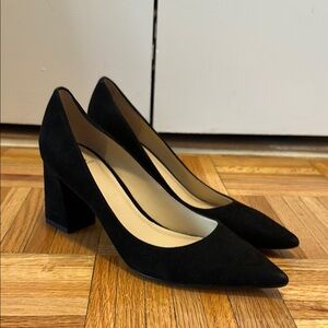 Marc Fisher Elegant Black Suede Women's Pumps